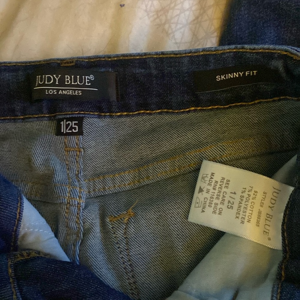 Judy blue tummy control skinny fit Nondistressed jeans. NWOT. Size 1/25